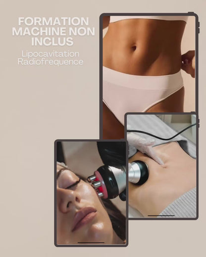 Formation Lipocavitation et Radiofréquence (machine non inclus)